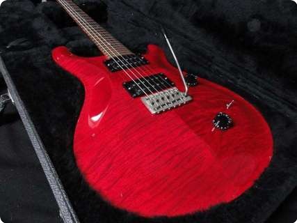 Prs Paul Reed Smith Custom 24 Sweetswitch & Tremolo Pre Factory 1990 Scarlet Red