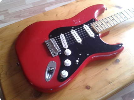 Rancourt Guitars Custom St Dakota Red 2010 Natural Wears Relic Nitrocellulose Dakota Red 