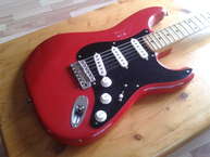 Rancourt Guitars Custom ST Dakota Red 2010 Natural Wears Relic Nitrocellulose Dakota Red