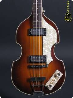 Hofner 500/1 Beatles Bass 1965 Sunburst