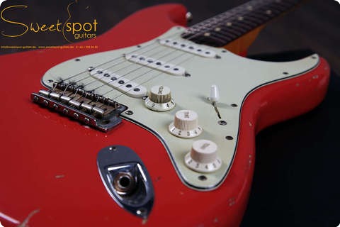 Fender 1960 Stratocaster Custom Shop Strat ´60 Relic Fiesta Red Cs 60 1999 1999 Fiesta Red
