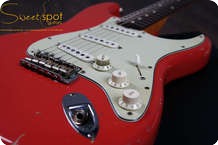 Fender 1960 Stratocaster Custom Shop Strat 60 Relic Fiesta Red CS 60 1999 1999 Fiesta Red