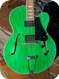 R.C Allen Leader Jazz Guitar 1996-See-Thru Green