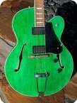 R.C Allen Leader Jazz Guitar 1996 See Thru Green