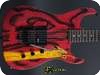 Jackson Dinky Graphic 1988 Graphic On Red Snakeskin Brush