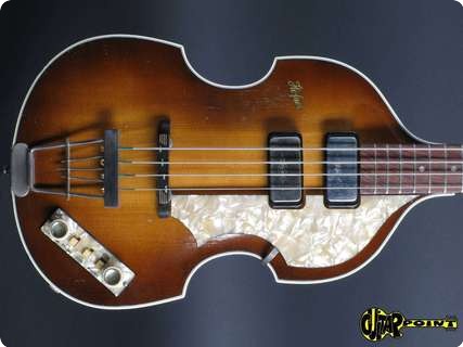 Höfner / Hofner 500/1 / Caver / Beatles Bass 1961 Sunburst