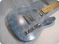 Danny Hines Custom Guitars Old Blue Trash Top