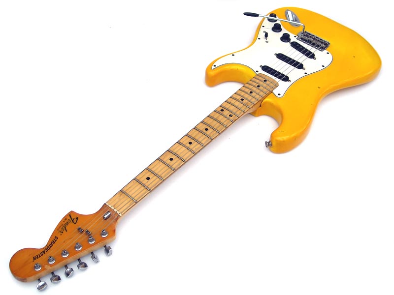 Fender Stratocaster 1981 Monaco Yellow Guitar For Sale WutzdogGuitars