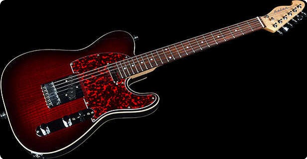 Katar Kustom Kuitars Tk Red Burst