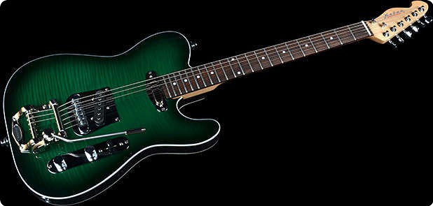 Katar Kustom Kuitars Tk Special Green Burst