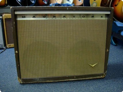 Magnatone Custom 260 High Fidelity 2x12 1958 Brown Tolex