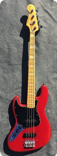 Fender Jazz Bass Lefty Left 1978 Amaranth See Trough Body Color