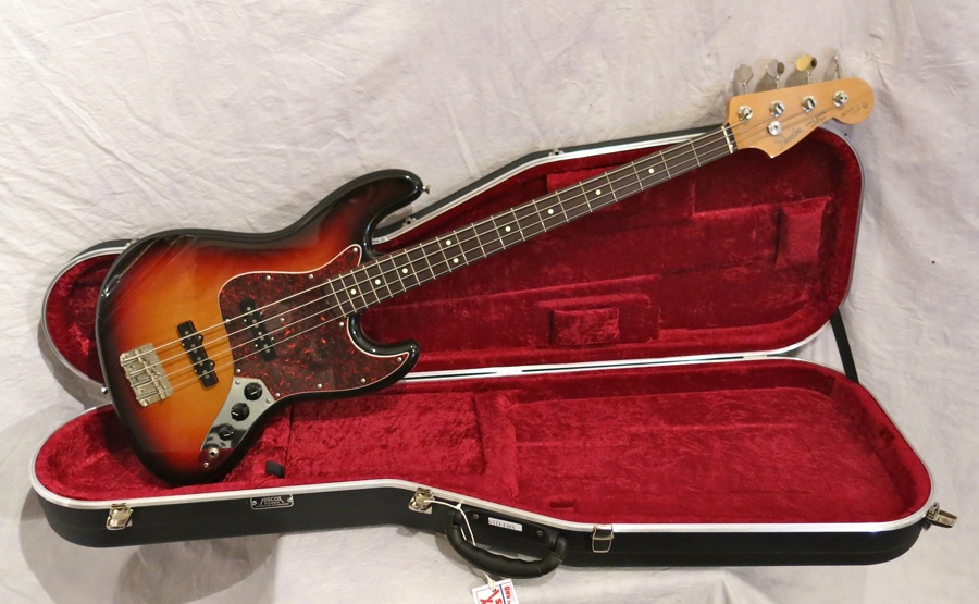 Fender 1960 Re Issue Jazz Noel Redding Signature 1997 Sunburst Bass For Andy Baxter Bass & Guitars Ltd