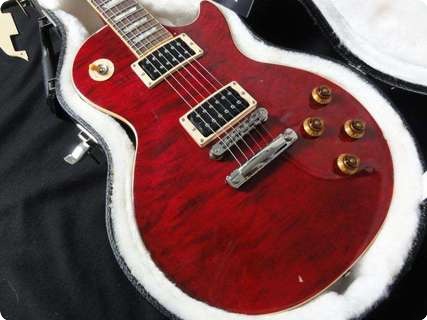 Gibson Les Paul Classic Antique Red Wild Flame! Slash Looks! Limited Of 400 2008 Trans Red