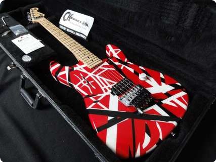Charvel Evh Art Series Usa! The Real Deal! Eddie Van Halen Tone! Wolfgang! 2005 Red Pinstripe