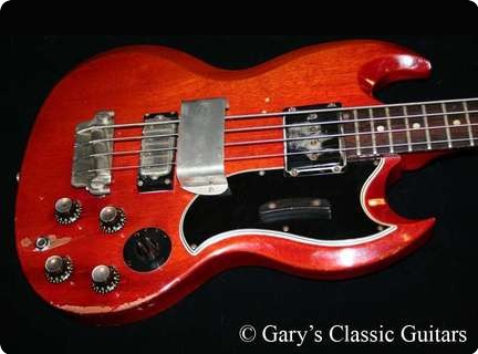 Gibson Eb 3 1961 Cherry Red