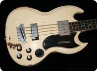 Gibson EB 3 1965 Polaris White
