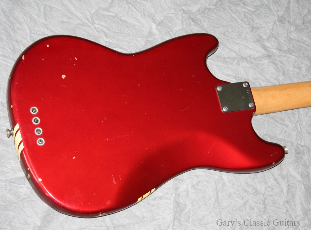 Fender Mustang Competition 1970 Red Bass For Sale Garys Classic Guitars