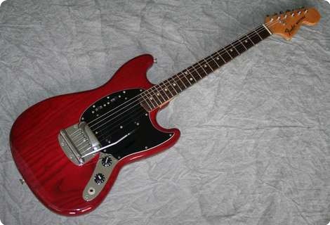 Fender Mustang 1978 See Thru Cherry