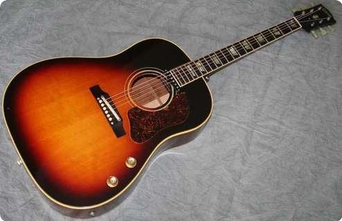 Gibson J 160e 1967 Tobacco Sunburst