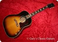 Gibson-J-160E #GIA0112-1956-Tobacco Sunburst
