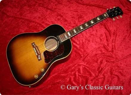 Gibson J 160e #gia0112 1956 Tobacco Sunburst