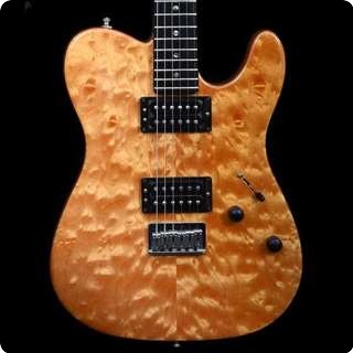 Fender American Deluxe Telecaster H H Qmt 2004 Natural