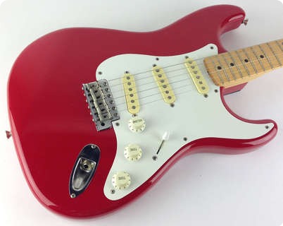 Fender Squier Stratocaster Mij 1987 Red