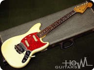 Fender Mustang 1965 White Brazilian Rose