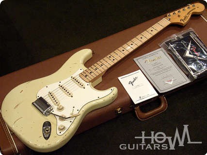 Fender Custom Shop Stratocaster '70 Masterbuilt Relic By John Cruz 2006 Olympic White