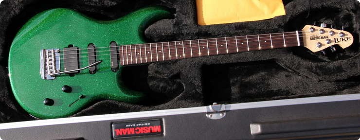 Music Man Pdn Emerald Sparkle Luke Ii Steve Lukather Emg 2013