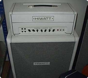 Hiwatt Amplification Custom 100w & 4x12 White