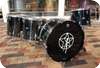 Slingerland Vintage Drum Set-Black Chrome