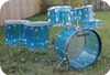 Ludwig -  Blue Vistalite Vintage 1970's Blue Acryl