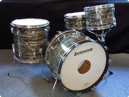 Ludwig Vintage 1962 Black Oyster Pearl