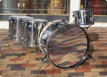 Ludwig Vintage John Bonham Drum Set 1977 Stainless Steel