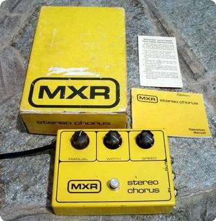 Mxr  Stereo Chorus 1970 Yellow