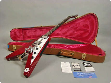 Gibson Lonnie Mack Flying V ** On Hold ** 1998 Cherry Red