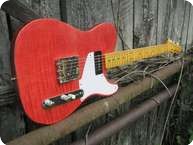 Danny Hines Guitars Smithton T 2013 Trans Red Nitro