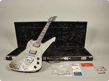 Washburn Paul Stanley Ps 2000 Black Diamond ** On Hold ** 1999 Cracked Mirror