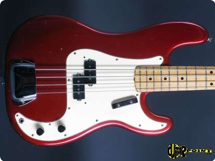 Fender Precision 1972 Candy Apple Car