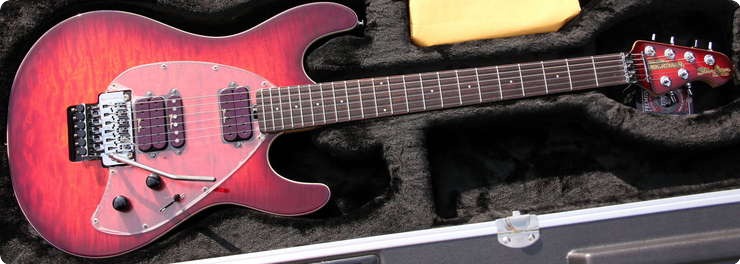 Musicman Steve Morse Y2D 2013 Solar Flare Guitar For Sale