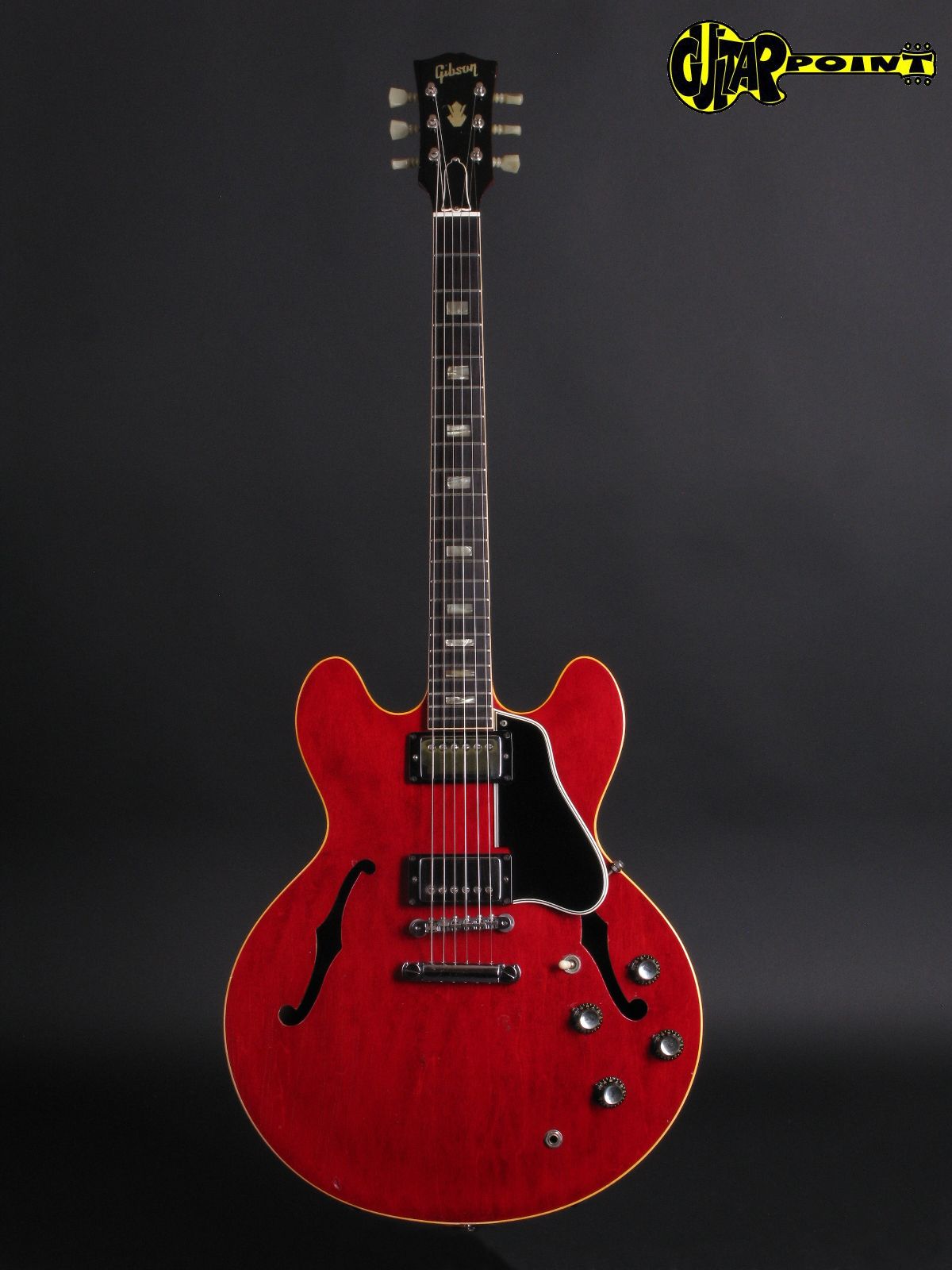 Gibson ES 335 TDC (factory Stoptail!) 1965 Cherry Guitar For Sale 