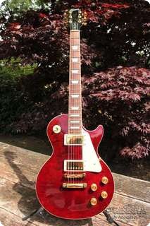 Gibson Les Paul Standard Custom Wine Red Quilt & Gold 1998 Guitar