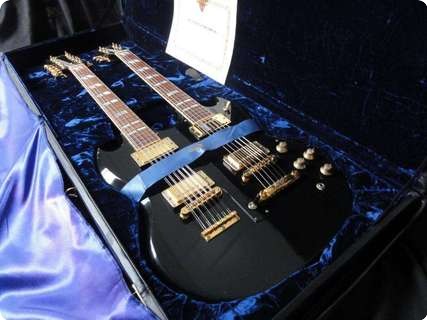 Gibson EDS 1275 Centennial 100th Anniversary 1994 Ebony Guitar For