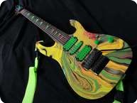 Ibanez UV77MC Swirl 7 String 1990 Multicolor