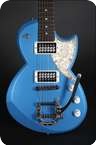 Leather Guitars Samaria Painted Blue Sky