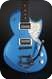 Leather Guitars-Samaria Painted Blue Sky