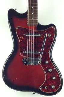 Silvertone Hornet 1450l 1965 Red Burst 