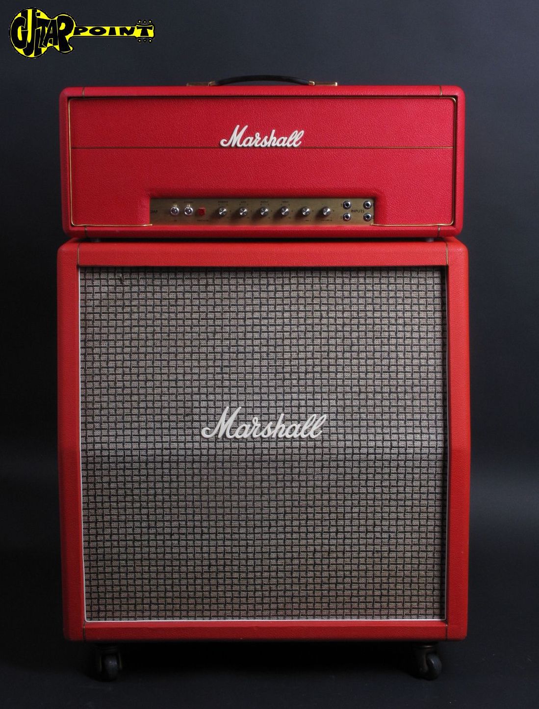 Marshall 1959 Superlead 100 Watt + 1935 4x12" 1970 Red Levant Amp For